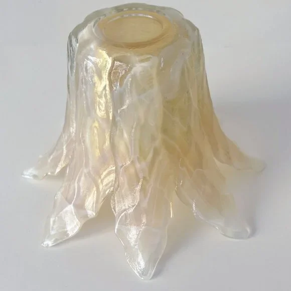 Lavorazione Murano Art Glass, Honey and white Color - Picture 6 of 14